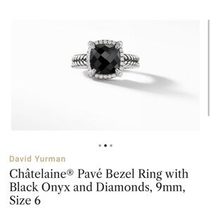 David Yurman Chatelaine Pave Bezel Ring